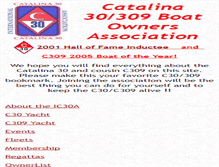 Tablet Screenshot of catalina30.com